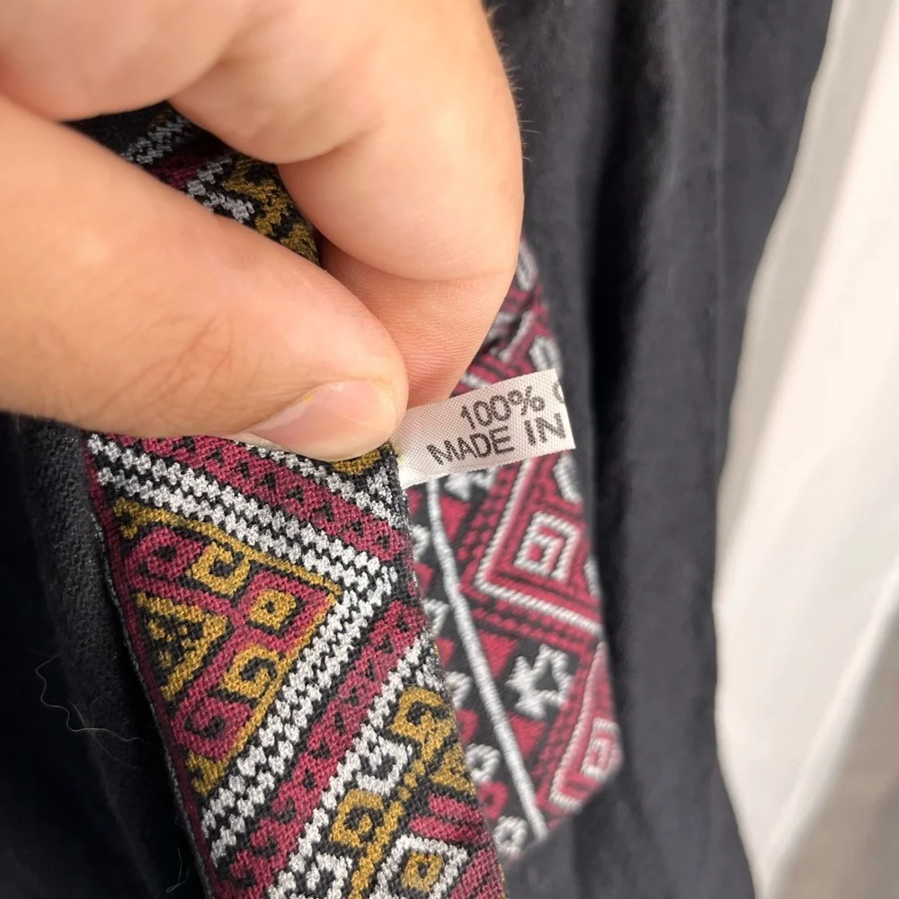 Boho Cotton Tote Bag - Picture 4 of 7